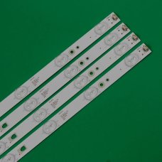 Пряма підсвітка для телевізора Changhong 40″ LSC400HN02 (4 планки по 810 мм, 12 LED, лінза 15,5 мм, 3 В)