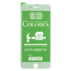 Захисна плівка Ceramic для Apple iPhone 8 Plus (Full Glue) (White)