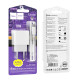 Сетевое зарядное устройство Hoco CS12A USB-A (18W · 3A) с кабелем USB-A – Micro-USB (White)