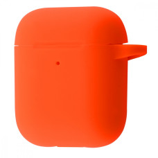 Чехол для AirPods 1/2 Silicone Case New (Orange)