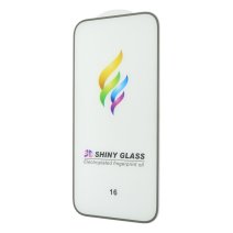 Защитное стекло Color Frame для Apple iPhone 15 (Full Glue) (Silver)