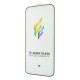 Захисне скло Color Frame для Apple iPhone 15 (Full Glue) (Silver)