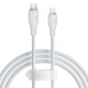 Кабель Baseus Pudding Series Type-C – Lightning (1.2 м · 20W) (White)