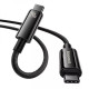 Кабель Baseus Tungsten Gold Type-C – Type-C (3 м · 240W) (Black)
