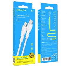 Кабель Borofone BX51 Type-C – Lightning (1 м · 12W · 2.4A) (White)
