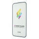 Защитное стекло Color Frame для Apple iPhone 15 (Full Glue) (Blue)