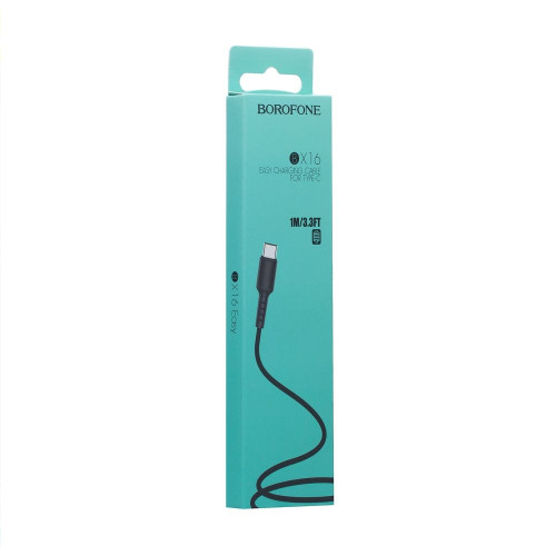 Кабель Borofone BX16 USB-A – Type-C (1 м · 10W · 2A) (Black)