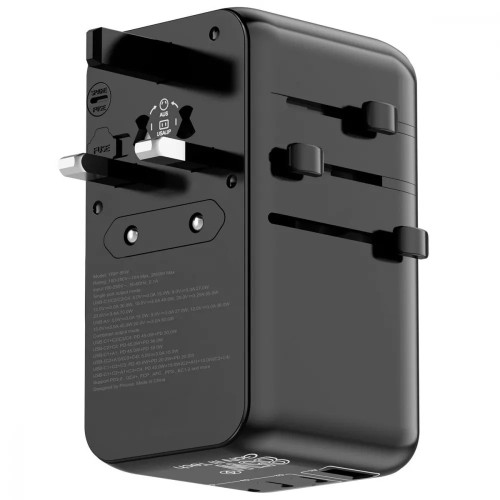 Сетевое зарядное устройство универсальный Proove Trip USB-A+3xUSB-C (85W · 3A) (Black)