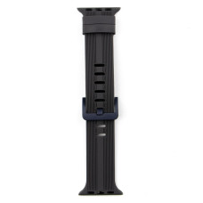 Ремінець для Apple Watch 38/40/41 мм Band Silicone Shine (Dark Gray)