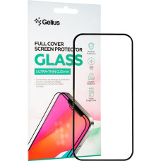 Защитное стекло Gelius для Apple iPhone 16 (Full Glue) (0.3 мм, 2.5D) (Black)