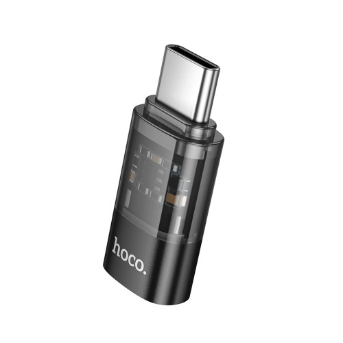 Переходник Hoco UA36D Type-C – Lightning (Black)