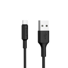 Кабель Hoco X25 Soarer USB-A – Type-C (1 м · 15W · 3A) (Black)