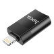 Переходник Hoco UA17 Lightning – USB-A (Black)