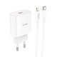 Сетевое зарядное устройство Hoco C94A USB-C (20W · 3A) с кабелем Type-C – Lightning (White)
