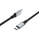 Мультимедийный кабель Hoco US10 Type-C – Type-C 3.0 5Gbit/s (0.5 м · 3A) (Black)
