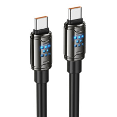 Кабель Hoco U143 Type-C – Type-C (1 м · 240W · 5A) (Black)