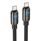 Кабель Hoco U143 Type-C – Type-C (1 м · 240W · 5A) (Black)