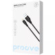 Кабель Proove Simple Silicone USB-A – Lightning (1 м · 12W · 2.4A) (Black)