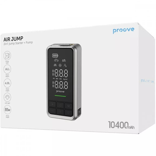 Повербанк Proove Air Jump Starter (10400 mAh) (Gray)