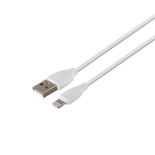 Автомобильное зарядное устройство Borofone BZ14 2xUSB-A (12W · 2.4A) с кабелем USB-A – Lightning (White)