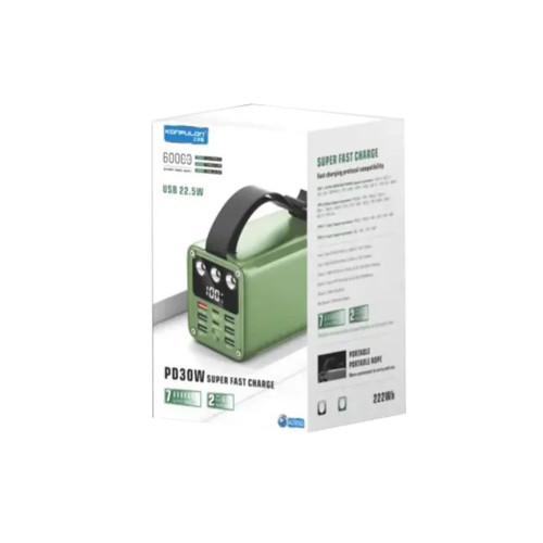 Повербанк Konfulon A28SQ 30W (60000 mAh) (Army Green)