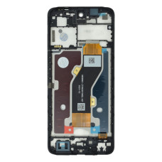 Дисплей для ZTE Blade A75 с тачскрином в рамке (Black) (Original PRC)