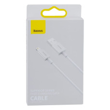 Кабель Baseus Superior Series Fast Charging USB-A – Lightning (0.25 м · 12W · 2.4A) (White)