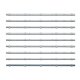 Пряма підсвітка для телевізора Beko 55″ DRT ZVBHF12 Rev0.1 (9 планок по 589 мм, 5 LED, лінза 17 мм, 3 В)