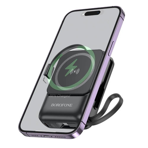 Повербанк Borofone BJ59 Magnetic 22.5W+PD20W (10000 mAh) (Black)