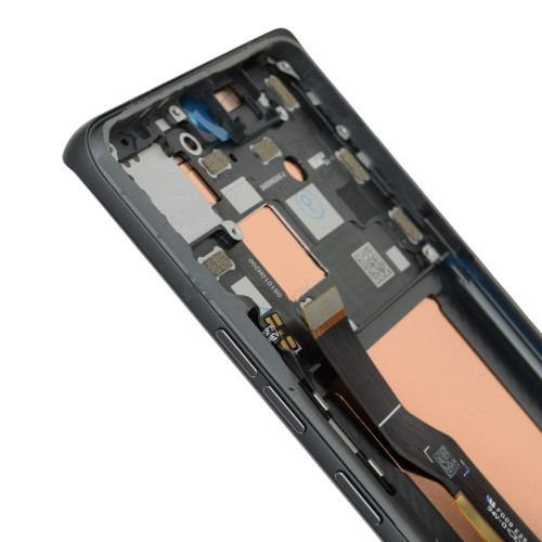 Дисплей для Motorola XT2407 Moto Edge 50 с тачскрином в рамке (Gray) (Original PRC)