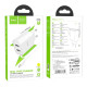Сетевое зарядное устройство Hoco C103A 2xUSB-A (10.5W · 2.1A) с кабелем USB-A – Lightning (White)
