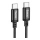 Кабель Hoco X89 Type-C – Type-C (2 м · 60W · 3A) (Black)