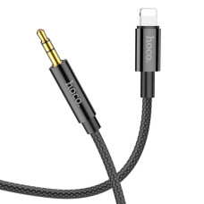 Аудіокабель AUX Hoco UPA19 Lightning – 3.5 мм (1 м) (Black)