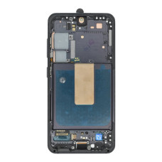 Дисплей для Samsung S911 Galaxy S23 з тачскріном в рамці (Black) (OLED Soft) (Big size)