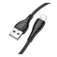 Кабель Borofone BX121 USB-A – Lightning (1 м · 2.4A) (Black)