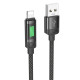 Кабель Hoco U126 USB-A – Lightning (1.2 м · 12W · 2.4A) (Black)