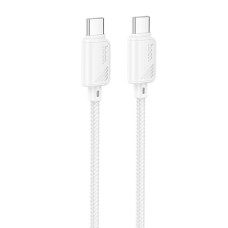 Кабель Hoco X113 Beneficio Type-C – Type-C (1 м · 60W · 3A) (White)