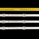 Прямая подсветка для телевизора Ergo 43″ 303GC430062 (3 планки по 795 мм, 8 LED, линза 17 мм, 3 В)