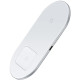Беспроводное зарядное устройство Baseus Simple 2в1 (18W) (White)