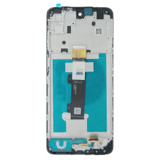 Дисплей для Motorola XT2227 Moto E32 з тачскріном в рамці (Black) (Original)