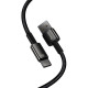 Кабель Baseus Tungsten Gold USB-A – Type-C (1 м · 100W · 5A) (Black)