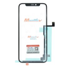 Сенсорное стекло для Apple iPhone 11 Pro с OCA (Black) (Musttby)