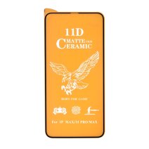 Защитная пленка Ceramic Matte для Apple iPhone 11 Pro Max (Full Glue) (Black)