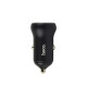 Автомобильное зарядное устройство Hoco NZ5 USB-A+USB-C (30W · 3A) с кабелем Type-C – Type-C (Black)