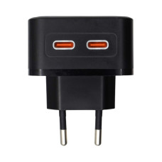 Сетевое зарядное устройство Monoko MAC012 2xUSB-C (40W · 3A) (Black)