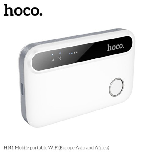 Роутер 4G Hoco HI41 с SIM-картой (150 Мбит/с · аккумулятор) (White)