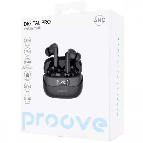 Наушники Bluetooth Proove Digital Pro TWS with ANC (APP) (White)