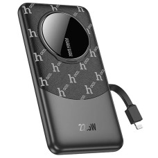 Повербанк Hoco Q29 Nobility 22.5W+PD20W з кабелем Lightning (10000 mAh) (Black)