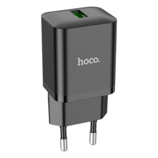 Сетевое зарядное устройство Hoco N26 USB-A (18W · 3A) (Black)