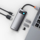 USB-хаб Baseus Multifunctional Metal Gleam 5в1 Type-C (Gray)